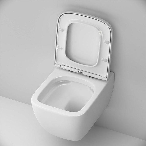 Унитаз подвесной безободковый Am.Pm Gem C901701SC с сиденьем микролифт фото 9