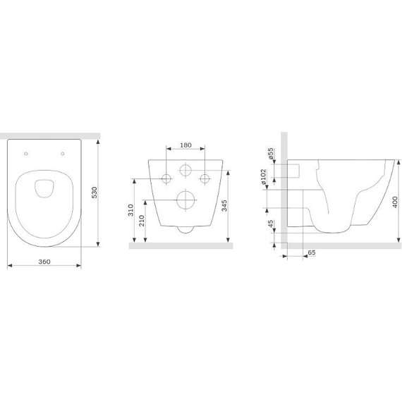 Унитаз подвесной безободковый Damixa Apollo DX22C1700SC с крышкой микролифт фото 5