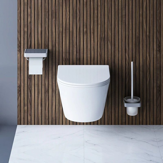 Унитаз подвесной безободковый Damixa Skyline DX35C1700SC с крышкой микролифт фото 3