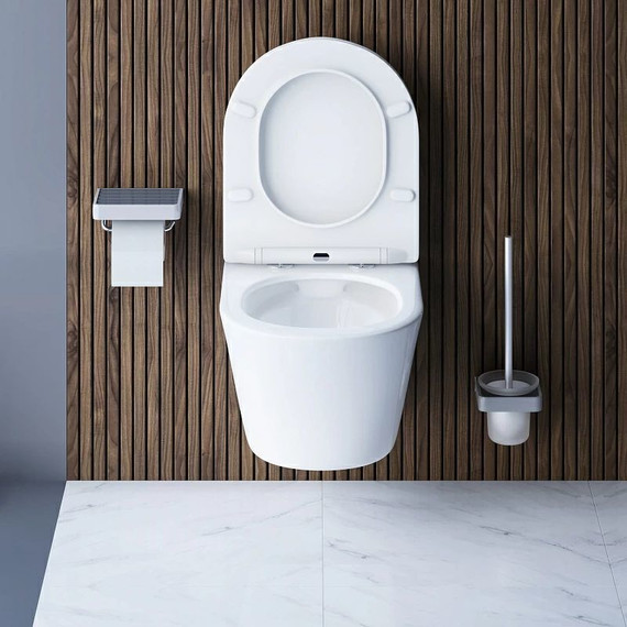 Унитаз подвесной безободковый Damixa Skyline DX35C1700SC с крышкой микролифт фото 4