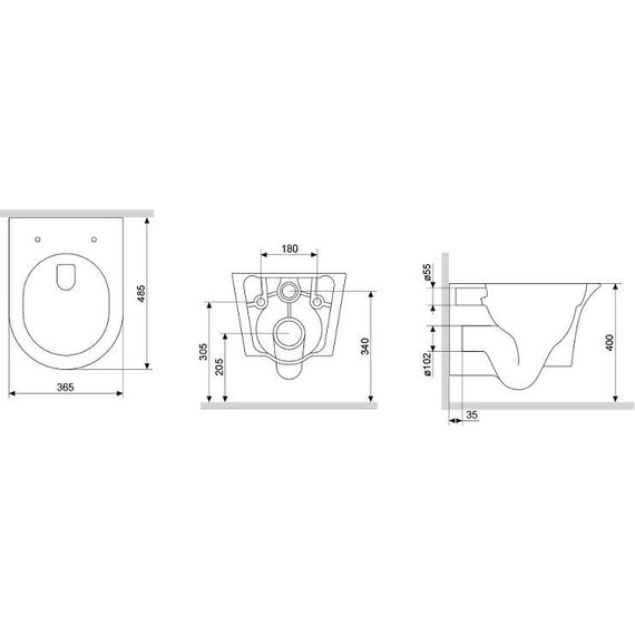 Унитаз подвесной безободковый Damixa Skyline DX35C1700SC с крышкой микролифт фото 8