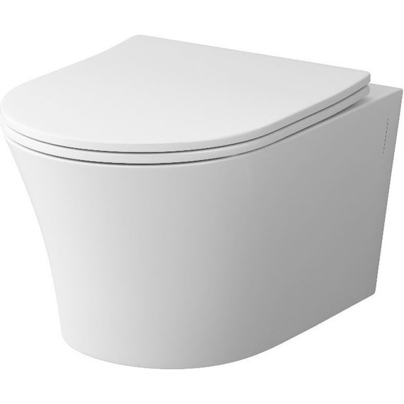 Унитаз подвесной безободковый Damixa Skyline DX35C1700SC с крышкой микролифт фото 2