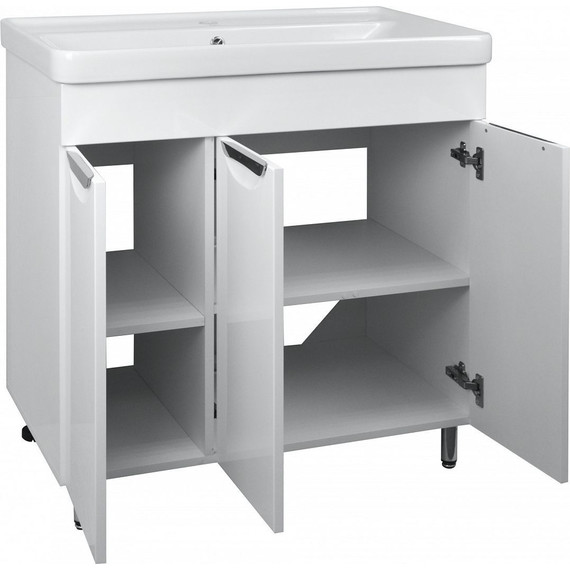 Тумба напольная с раковиной Стиль 80 см (раковина Monte) - 2 Тумба напольная с раковиной Стиль 80 см (раковина Monte) фото 2