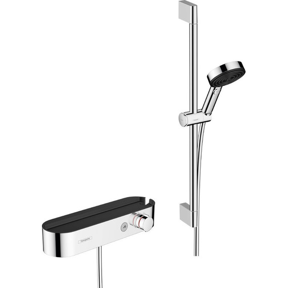 Смеситель для ванны с термостатом Hansgrohe Pulsify Select S 24260000 фото 