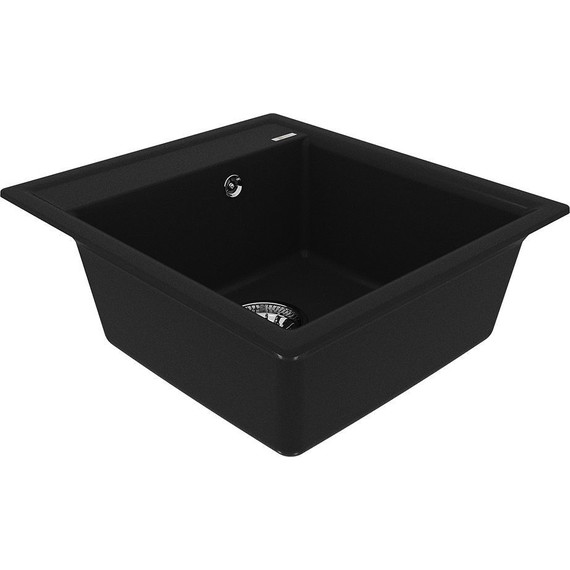 Кухонная мойка Lemark Hanka 450 9910007, антрацит, Цвет производителя: антрацит фото 2