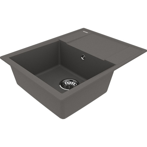 Кухонная мойка Lemark Imandra 640 9910023, серый шёлк, Цвет производителя: серый шёлк фото 2