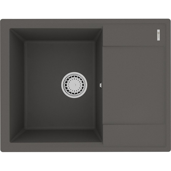 Кухонная мойка Lemark Imandra 640 9910023, серый шёлк, Цвет производителя: серый шёлк фото 