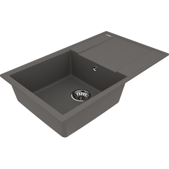 Кухонная мойка Lemark Imandra 840 9910035, серый шёлк, Цвет производителя: серый шёлк фото 2