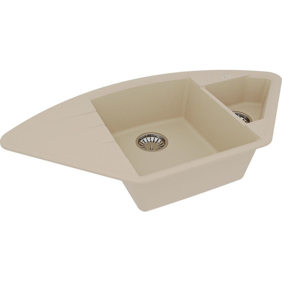 Кухонная мойка Lemark Irkana 980 9910044, бежевый, Цвет производителя: бежевый фото 2