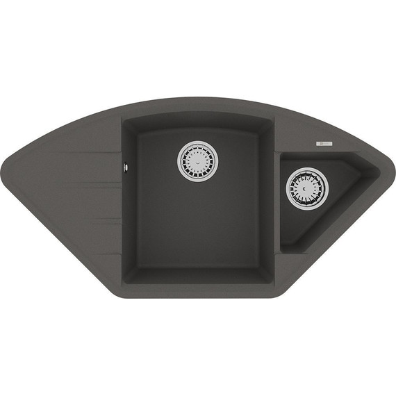 Кухонная мойка Lemark Irkana 980 9910047, серый шёлк, Цвет производителя: серый шёлк фото 