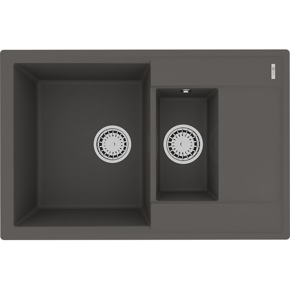 Кухонная мойка Lemark Ramza 760 9910041, серый шёлк, Цвет производителя: серый шёлк фото 