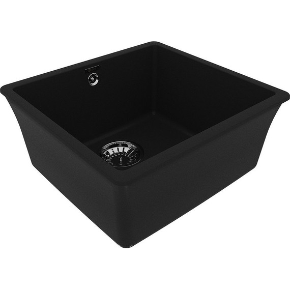 Кухонная мойка Lemark Sinara 440-U 9910067, антрацит, Цвет производителя: антрацит фото 2