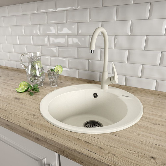 Кухонная мойка Lemark Sula 500 9910004, жасмин, Цвет производителя: жасмин фото 3