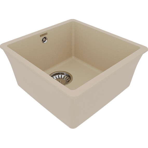 Кухонная мойка Lemark Sinara 400-U 9910062, бежевый, Цвет производителя: бежевый фото 2