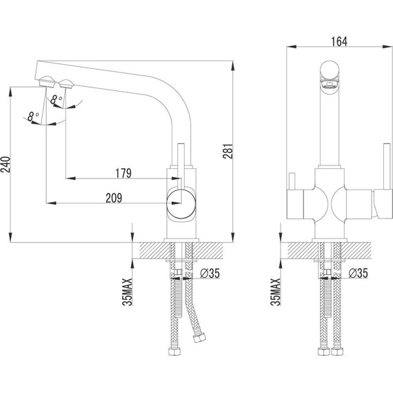 Смеситель для кухни Lemark Comfort LM3061PBG, бежевый фото 2