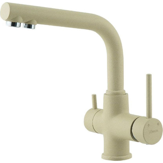 Смеситель для кухни Lemark Comfort LM3061PBG, бежевый фото 