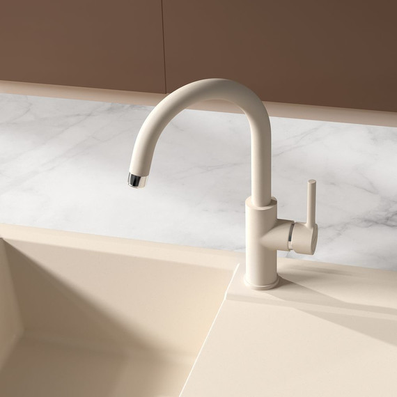 Смеситель для кухни Lemark Comfort LM3073PSH, шампань фото 2