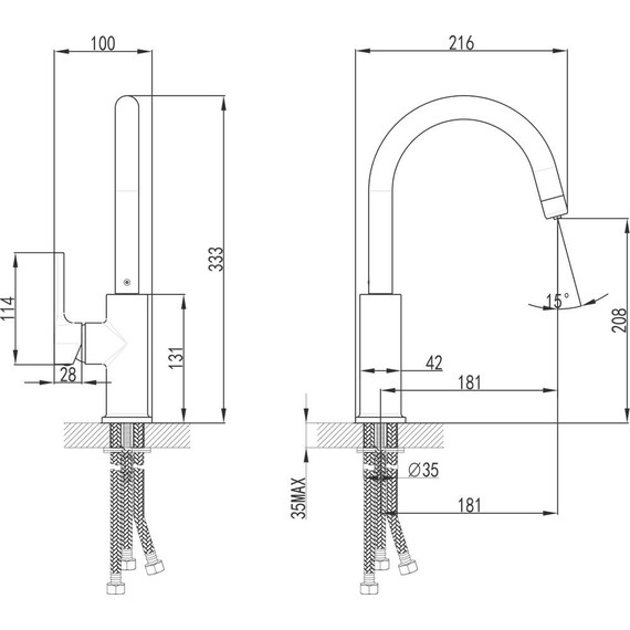 Смеситель для кухни Lemark Comfort LM3073PGS, серый шёлк фото 2