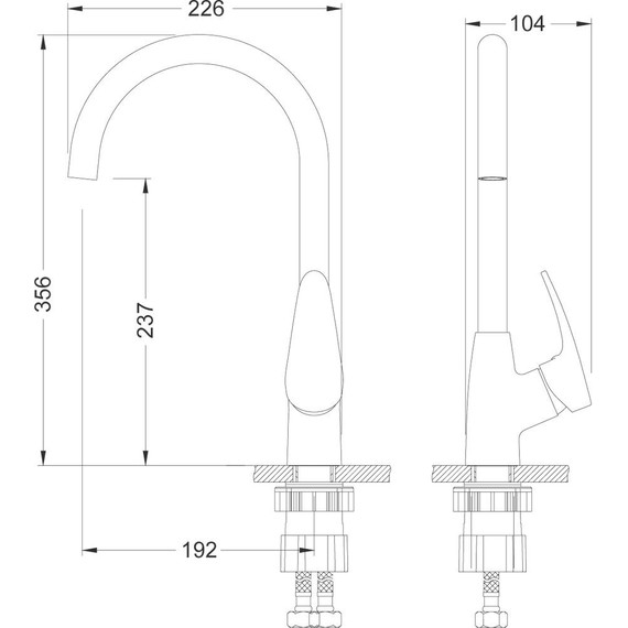 Смеситель для кухни Lemark Linara LM0405PSH, шампань фото 2