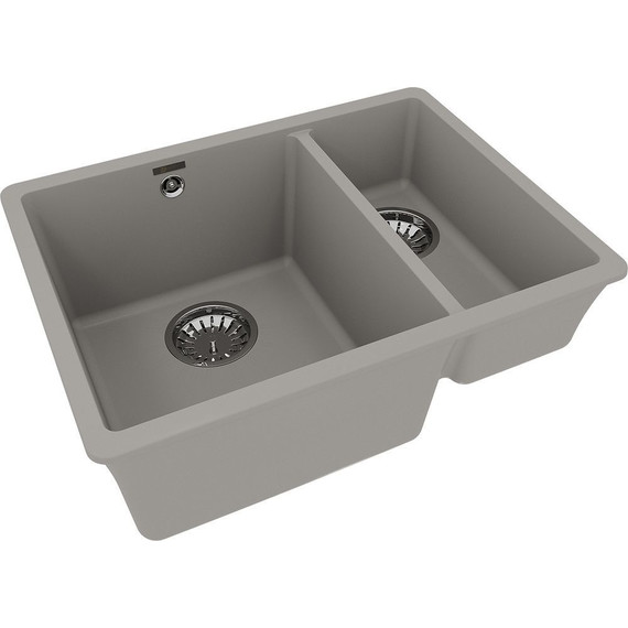 Кухонная мойка Lemark Sinara 550.2-U 9910081, грей, Цвет производителя: грей фото 2