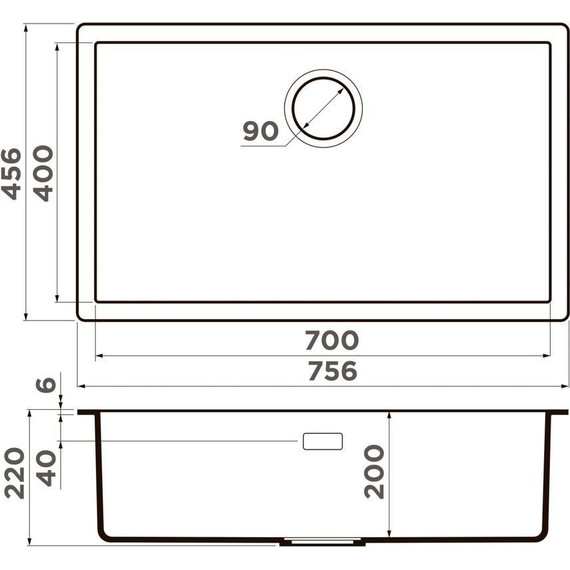 Кухонная мойка Omoikiri Yamakawa 75T-U/I WH 4993462, белый, Цвет производителя: белый - 2 Кухонная мойка Omoikiri Yamakawa 75T-U/I WH 4993462, белый, Цвет производителя: белый фото 2
