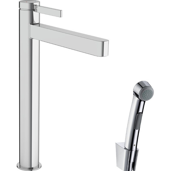 Смеситель для раковины высокий с лейкой для биде Hansgrohe Finoris 76220000 фото 