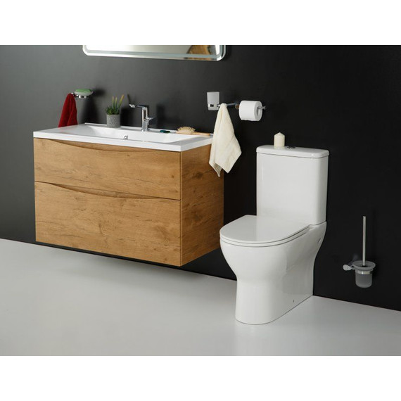 Унитаз-компакт безободковый BelBagno Energia BB8134CPR/SC с крышкой микролифт фото 10