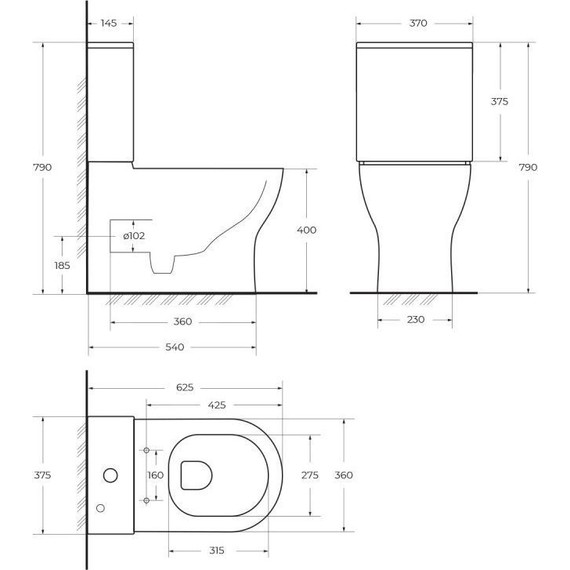 Унитаз-компакт безободковый BelBagno Energia BB8134CPR/SC с крышкой микролифт фото 11