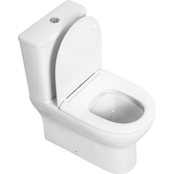 Унитаз-компакт безободковый BelBagno Energia BB8134CPR/SC с крышкой микролифт фото 2