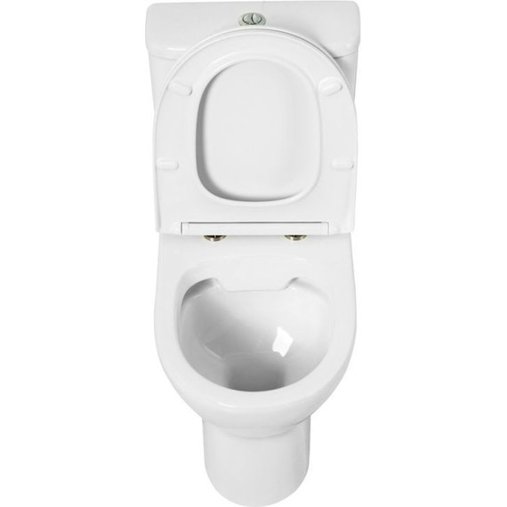 Унитаз-компакт безободковый BelBagno Energia BB8134CPR/SC с крышкой микролифт фото 6