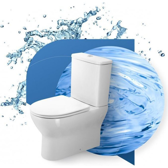 Унитаз-компакт безободковый BelBagno Energia BB8134CPR/SC с крышкой микролифт фото 9