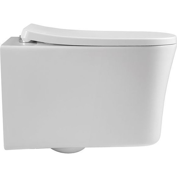 Унитаз подвесной безободковый Vincea Arco VT1-36 с крышкой микролифт - 4 Унитаз подвесной безободковый Vincea Arco VT1-36 с крышкой микролифт фото 4