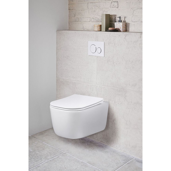 Унитаз подвесной безободковый Vincea Core VT1-28 с крышкой микролифт фото 2