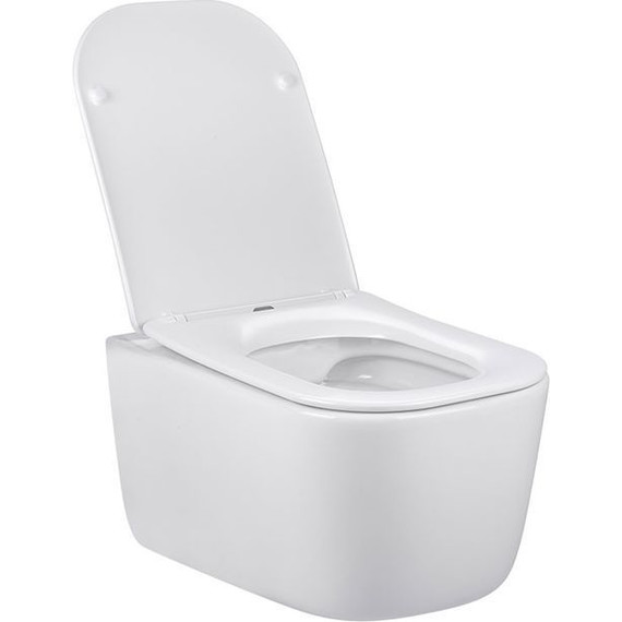 Унитаз подвесной безободковый Vincea Core VT1-28 с крышкой микролифт фото 4