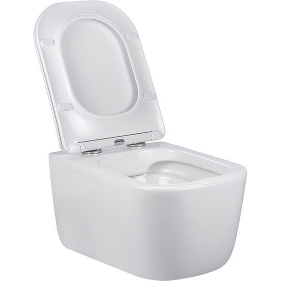 Унитаз подвесной безободковый Vincea Core VT1-28 с крышкой микролифт фото 5