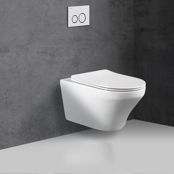 Унитаз подвесной безободковый Vincea Edge-M VT1-37 с крышкой микролифт фото 2