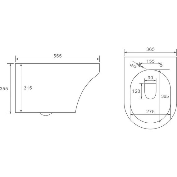 Унитаз подвесной безободковый Vincea Edge-M VT1-37 с крышкой микролифт фото 11