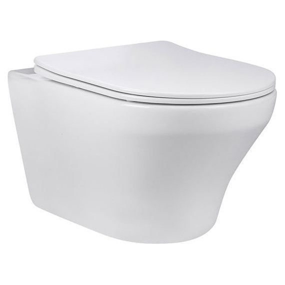 Унитаз подвесной безободковый Vincea Edge-M VT1-37 с крышкой микролифт фото 
