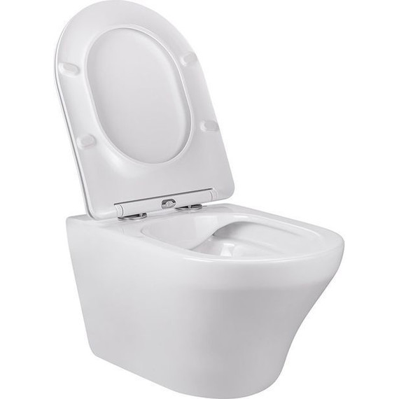 Унитаз подвесной безободковый Vincea Edge-M VT1-37 с крышкой микролифт фото 5