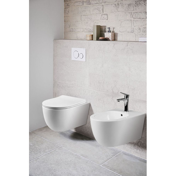 Унитаз подвесной безободковый Vincea Evo VT1-34S с крышкой микролифт - 2 Унитаз подвесной безободковый Vincea Evo VT1-34S с крышкой микролифт фото 2