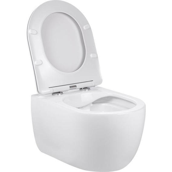 Унитаз подвесной безободковый Vincea Evo VT1-34S с крышкой микролифт - 5 Унитаз подвесной безободковый Vincea Evo VT1-34S с крышкой микролифт фото 5