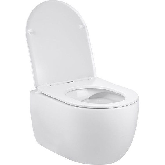 Унитаз подвесной безободковый Vincea Evo VT1-34S с крышкой микролифт - 6 Унитаз подвесной безободковый Vincea Evo VT1-34S с крышкой микролифт фото 6