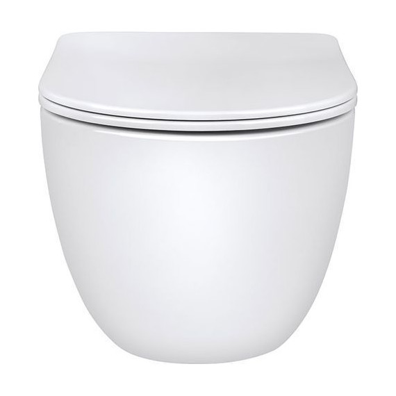 Унитаз подвесной безободковый Vincea Evo VT1-34 с крышкой микролифт, Цвет производителя: белый фото 3