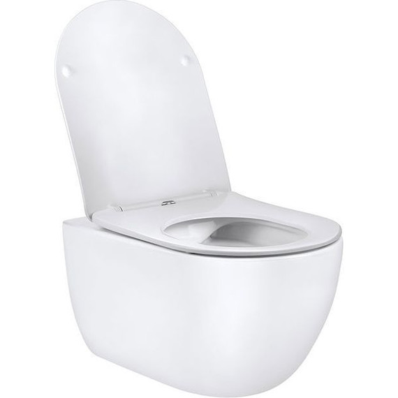 Унитаз подвесной безободковый Vincea Evo VT1-34 с крышкой микролифт, Цвет производителя: белый фото 4