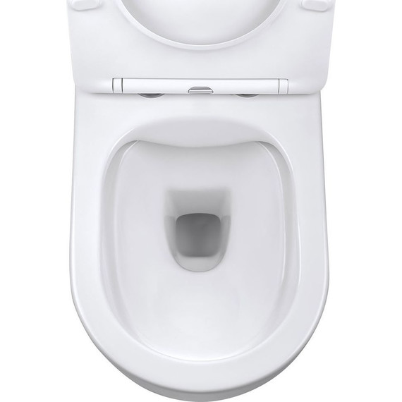 Унитаз подвесной безободковый Vincea Evo VT1-34 с крышкой микролифт, Цвет производителя: белый фото 7