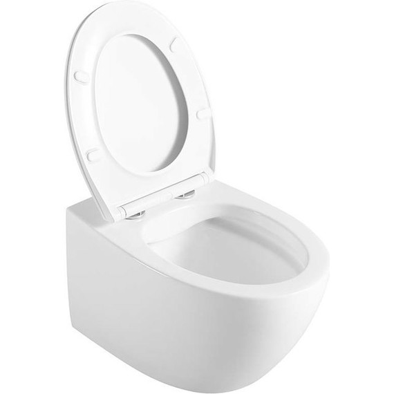 Унитаз подвесной безободковый Vincea Felice VT1-25 с крышкой микролифт фото 4