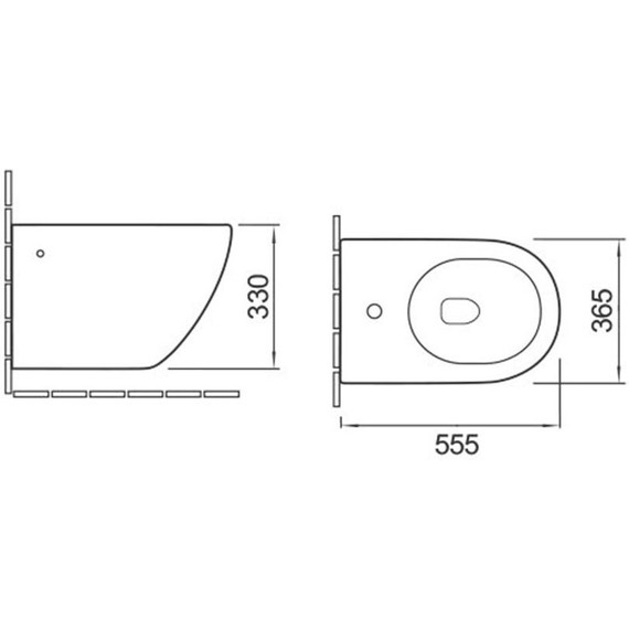 Биде подвесное Vincea Globo VB1-14 - 2 Биде подвесное Vincea Globo VB1-14 фото 2