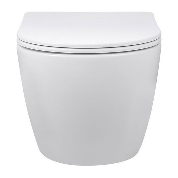 Унитаз подвесной безободковый Vincea Globo VT1-14S с крышкой микролифт, Цвет производителя: белый фото 3