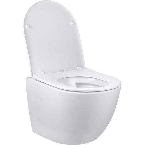 Унитаз подвесной безободковый Vincea Globo VT1-14S с крышкой микролифт, Цвет производителя: белый фото 5