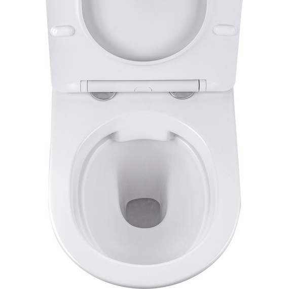 Унитаз подвесной безободковый Vincea Globo VT1-14S с крышкой микролифт, Цвет производителя: белый фото 7